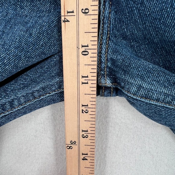 VINTAGE GAP Jeans Womens 27 28 Blue Loose Fit High Rise Rigid Medium wash Y2K - Picture 13 of 14